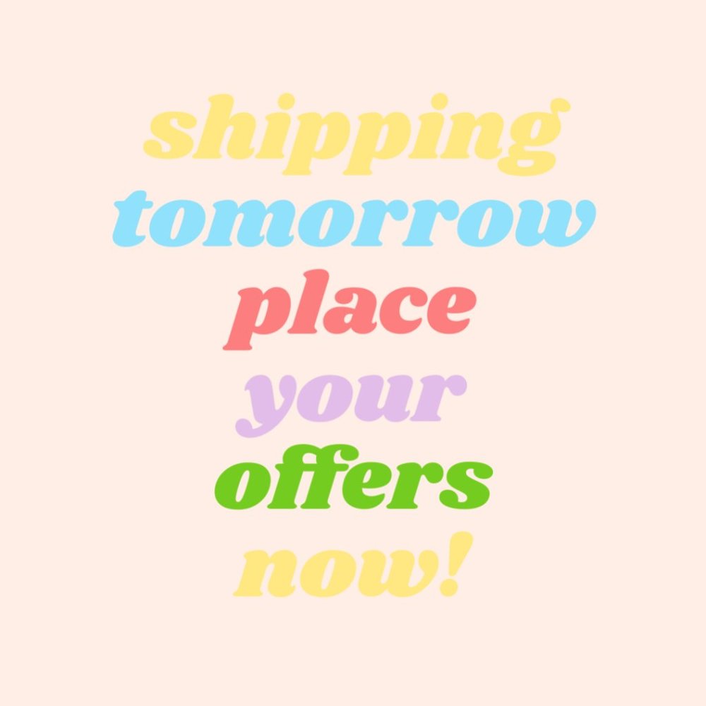 Send Me Your Offer for Tomorrow's Shipment! 📫💖📪
